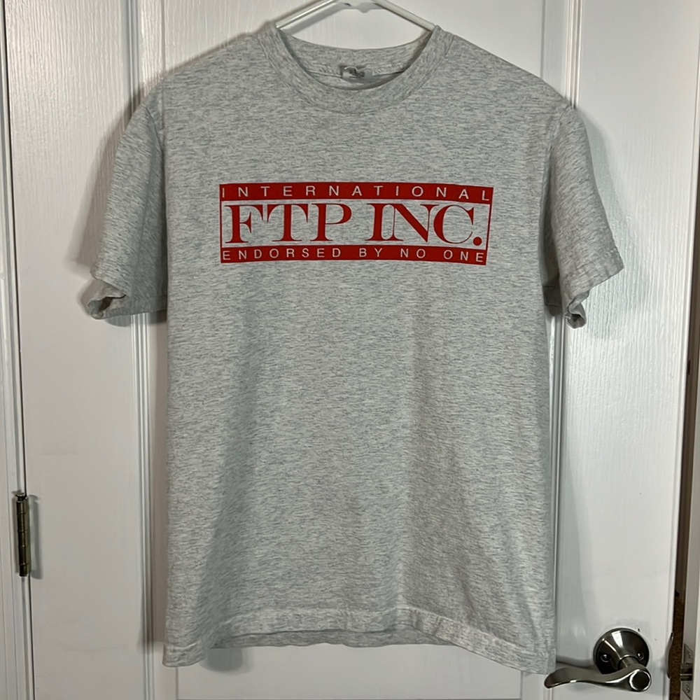 FTP Inc. grey T-shirt. Size medium.
